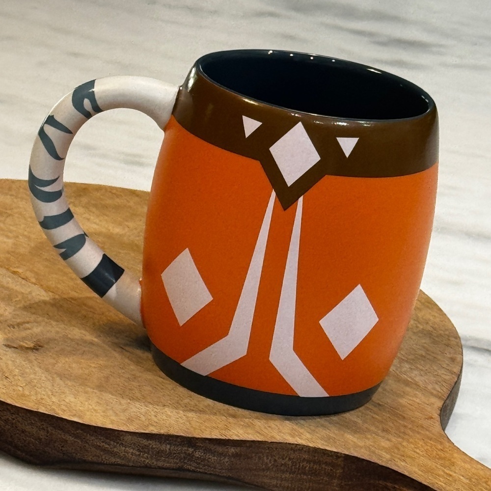 Disney Parks Star Wars Ahsoka Tano Mug / Fulcrum Symbol & Togruta Markings
